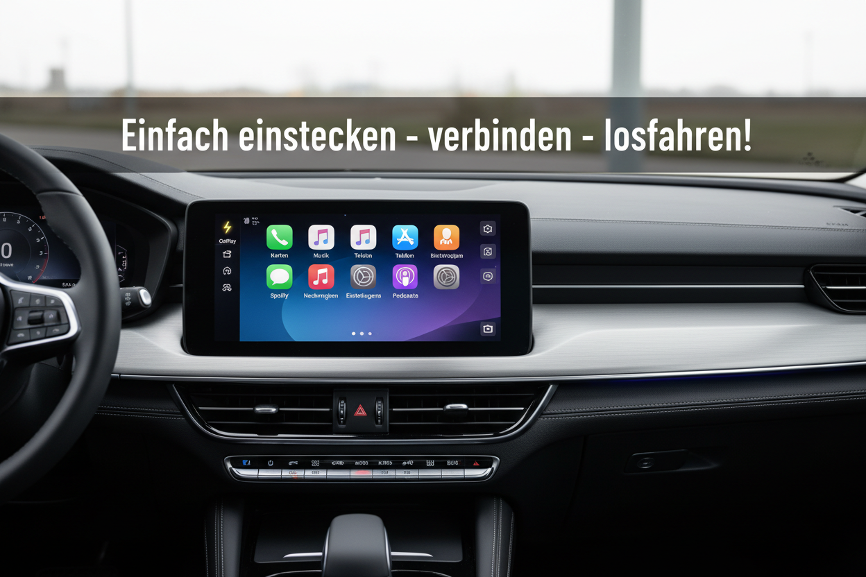 Veltrix Wireless Apple CarPlay & Android Auto Adapter - Premium Plug & Play