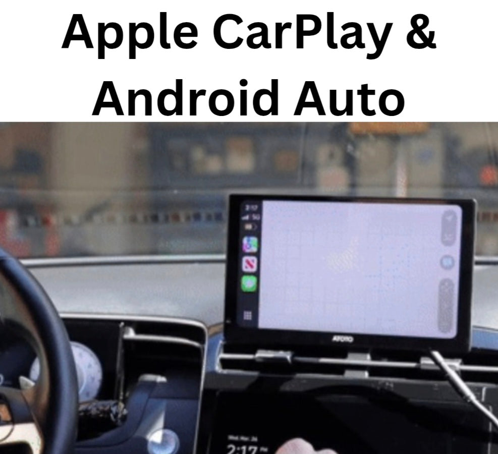 Veltrix DriveScreen™ - Portable Apple CarPlay Screen For Any Car (iPhone & Android)