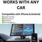Veltrix DriveScreen™ - Portable Apple CarPlay Screen For Any Car (iPhone & Android)