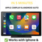 Veltrix DriveScreen™ - Portable Apple CarPlay Screen For Any Car (iPhone & Android)
