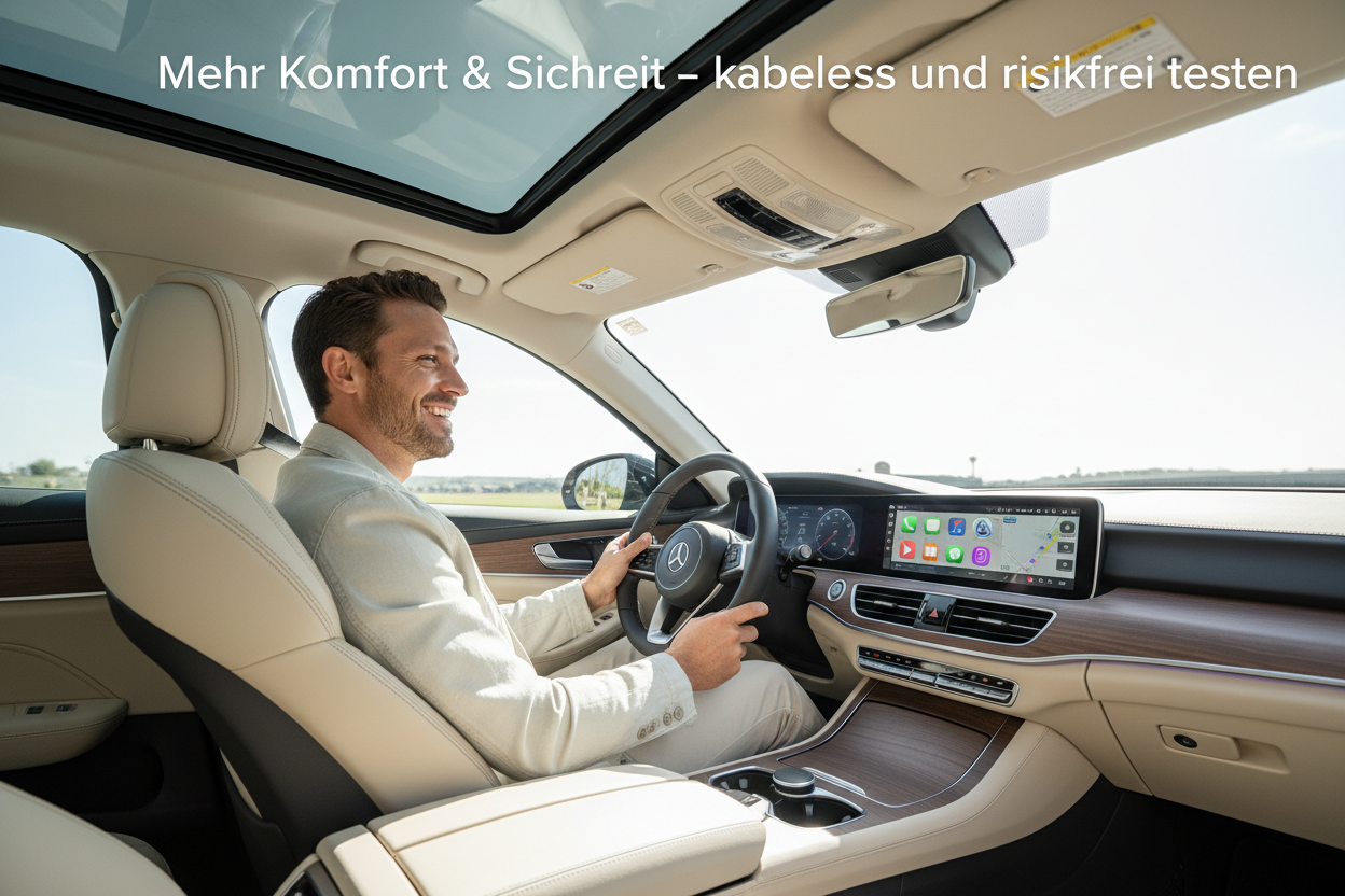 Mehr Komfort & Sicherheit - kabellos und risikofrei testen